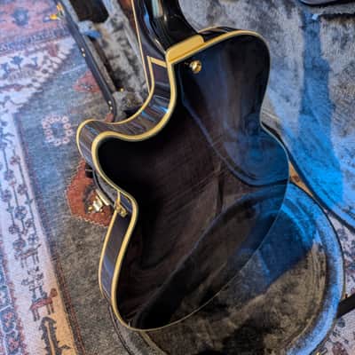 D'Angelico Excel EX-SS Semi-Hollow with Stop-Bar Tailpiece, Gold Hardware 2010s - Grey Black image 8