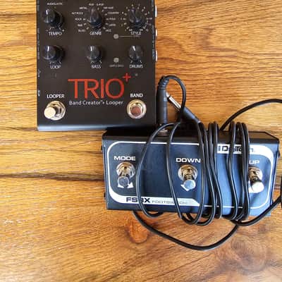 DigiTech TRIO Plus Band Creator + Looper with FS3X 3-Button Footswitch 2010s - Grey image 1