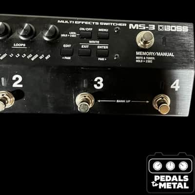 Boss MS-3 Multi Effects Switcher 2017 - Present - Black - X17224 image 2