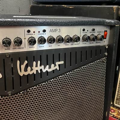 Hughes & Kettner TriAmp 6-Channel 100-Watt 2x12" Guitar Combo 1995 - 2001 - Black image 3