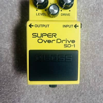 BOSS SD-1 Super OverDrive 1983 MIJ Black Label Analog Overdrive - Made in Japan image 2