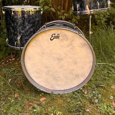 Ajax, Stratford & Besson drum kit Boosey & Hawkes 1960 - Black diamond pearl image 13