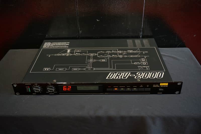 Korg DRV-2000 Vintage 80's Digital Reverb 1U Rack Effects Unit