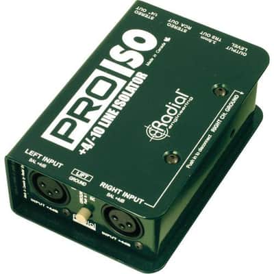 Radial Engineering PRO-ISO 4-10 DB Stereo Line Isolator image 2