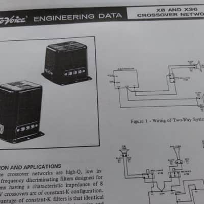 (1) Pair of 1988 Electro-Voice X-8 Two Way Crossovers image 1