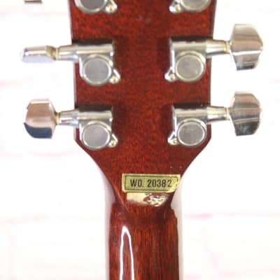 Vintage 80's Cort Les Paul Copy - Set Neck - Sunburst Flame Top image 8