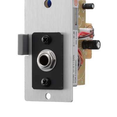 TOA U01P Unbalanced Line Input Module for 900 Series Amplifier, 1/4 Female image 1