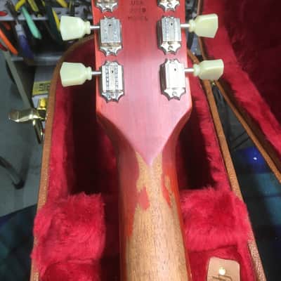 Gibson Les Paul traditional left handed 2019 Lemon burst relic image 15