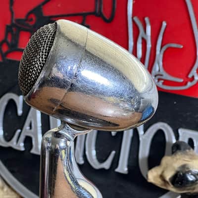 Rare Vintage 1950's Ronette-Holland G210-5 Crystal Microphone, works w/stand image 8