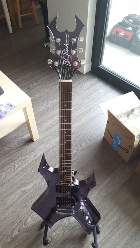 B.C. Rich Warlock Acrylic 2003 Arctic Ice image 1