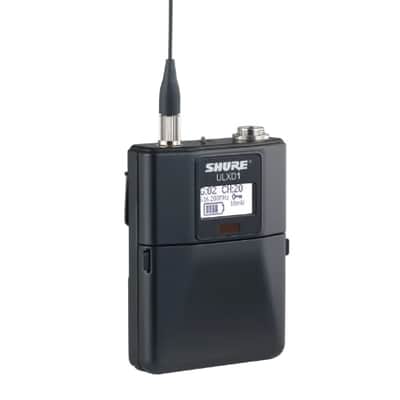 Shure ULXD1=-X52 Digital Wireless Bodypack Transmitter with Miniature 4-Pin Connector image 2