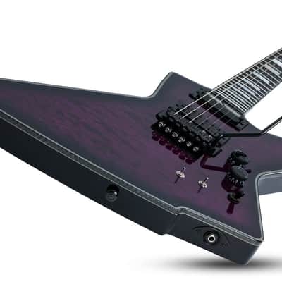 Schecter E-1 FR S Special Edition Electric Guitar - Trans Purple Burst (B-Stock) image 4