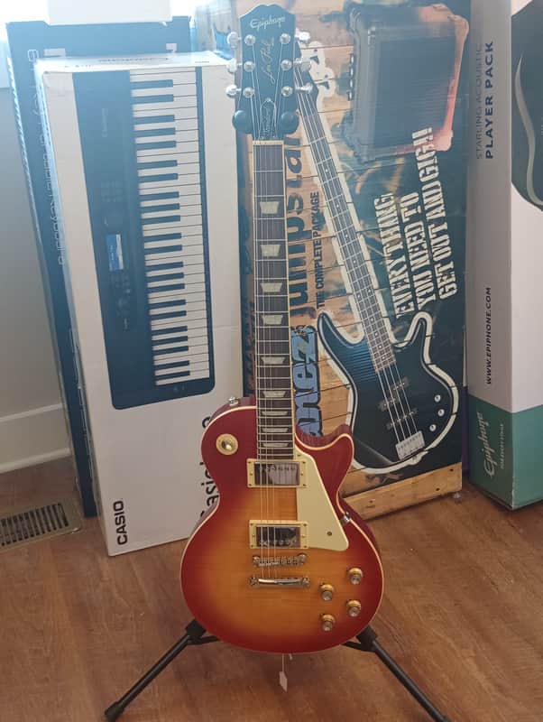 Epiphone Les Paul Standard 60s Figured Top - Iced Tea Burst image 1