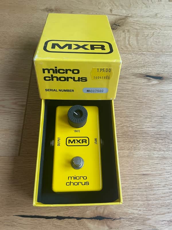 MXR MX-148 Micro Chorus 1982 - 1984 - Yellow vintage image 1