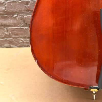 Artisan Strings Model 60 2007 S#5423 3/4 Cello Repairable Hairline Crack image 8