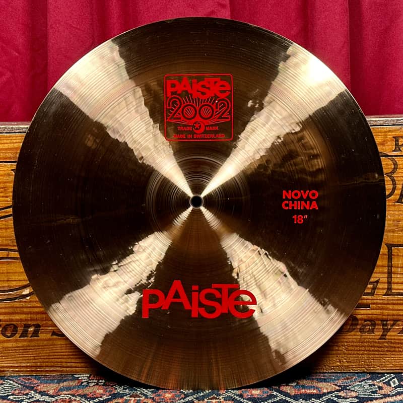 18" Paiste 2002 Novo China Cymbal 1312g *Video* image 1