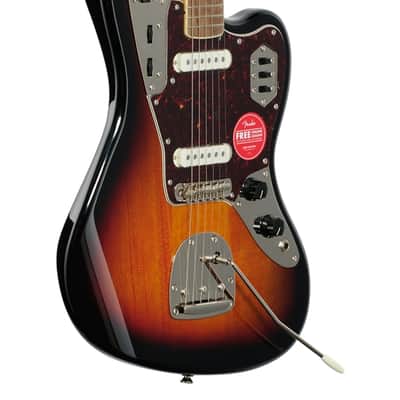 Squier Classic Vibe 70s Jaguar Indian Laurel Neck 3 Color Sunburst image 9