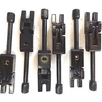 Tremolo Bridge Saddles Black image 1