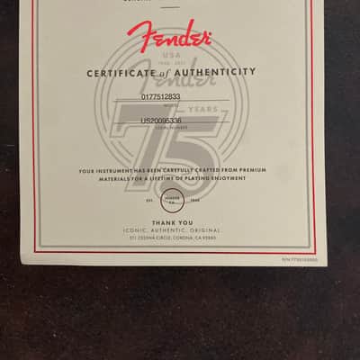 Fender 75th Anniversary Commemorative Stratocaster 2021 - 2-Color Bourbon Burst image 3