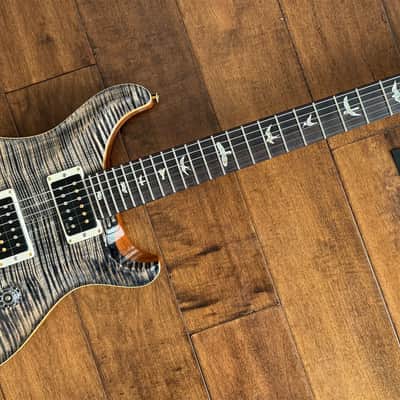 PRS Custom 24 Electric Guitar Charcoal Hybrid Package Pattern Thin 10-Top 0397875 image 6