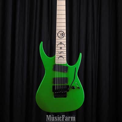 Dean USA Limited Edition RC7 Rusty Cooley 7 String Electric Guitar with Case - Nuclear Green image 1