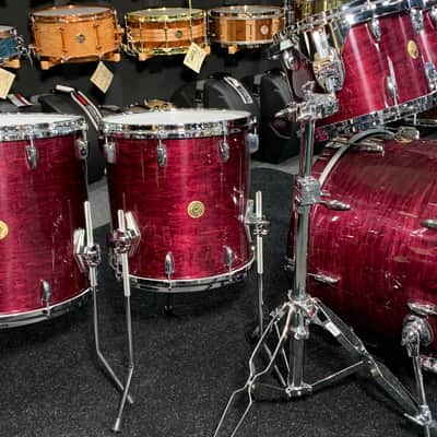 ~WOW!~ Gretsch USA Custom 5-Piece 10/12/14/16/22 Drum Kit Set in Purple Gloss Lacquer image 15