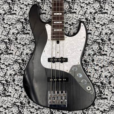 Bacchus DX4 Jazz Bass Black Woodgrain MIJ image 1