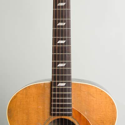 Epiphone FT-79 Flat Top Acoustic Guitar, ser. #58570, black tolex hard shell case. image 8