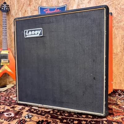 Vintage 1960s 1970s Laney Supergroup Bass Guitar 1x18 Amplifier Cabinet EMPTY image 3
