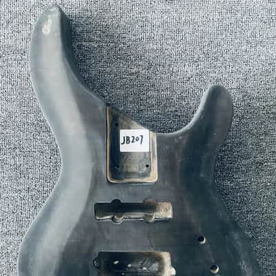 Black Basswood Solid Bass DIY Project Body image 8