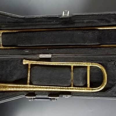 Conn Director Trombone, USA, Brass, Good Condition, with case & mouthpiece image 7