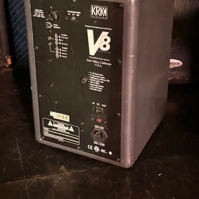 KRK V8 Series I Passive/Active Studio Monitors - Matching Pair (One Blown / Non-Functioning - Project Set) image 10