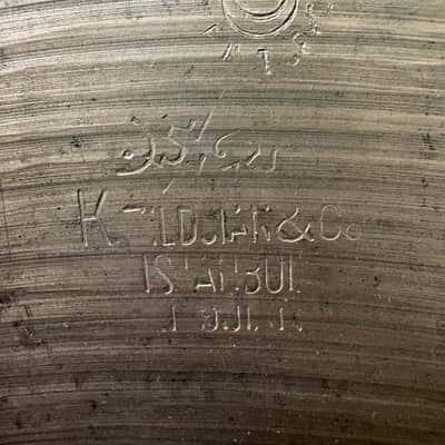 Zildjian 18" K. Zildjian Intermediate Stamp Ride Cymbal 1959 - 1966 - Traditional 1363g image 2