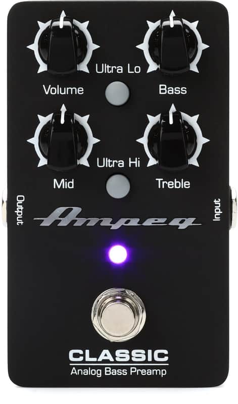 Ampeg Classic Analog Bass Preamp Pedal image 1