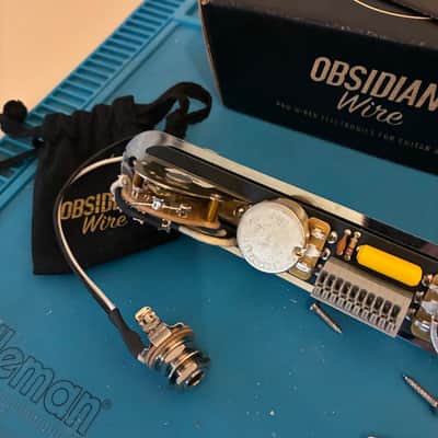 ObsidianWire Telecaster Vintage 3-Way Control Plate - Chrome image 5