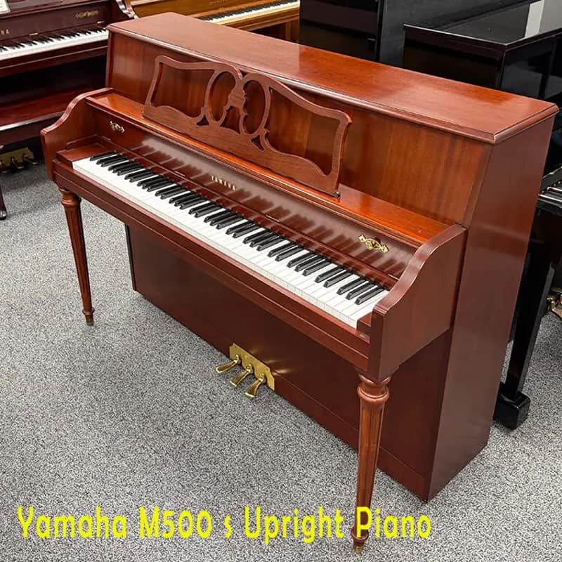 2000 Yamaha M500 S 44" Acoustic Upright Piano with matching Bench * Made in USA * Free 1st floor delivery in NJ! image 1