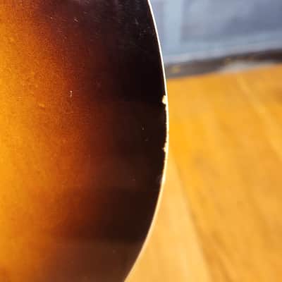 Vintage 1980s Hondo HL737 Singlecut LEFTY Sunburst image 9