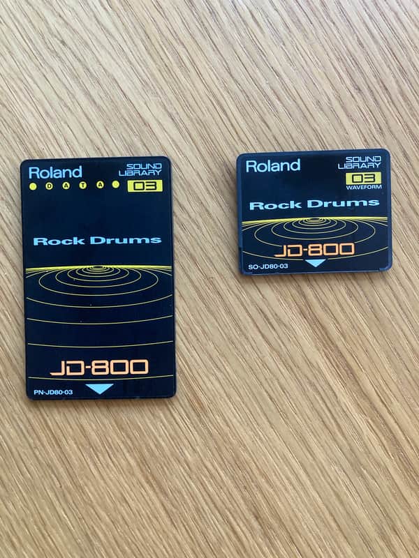 Roland SL-JD80-03 Rock Drum ROM Card Set image 1