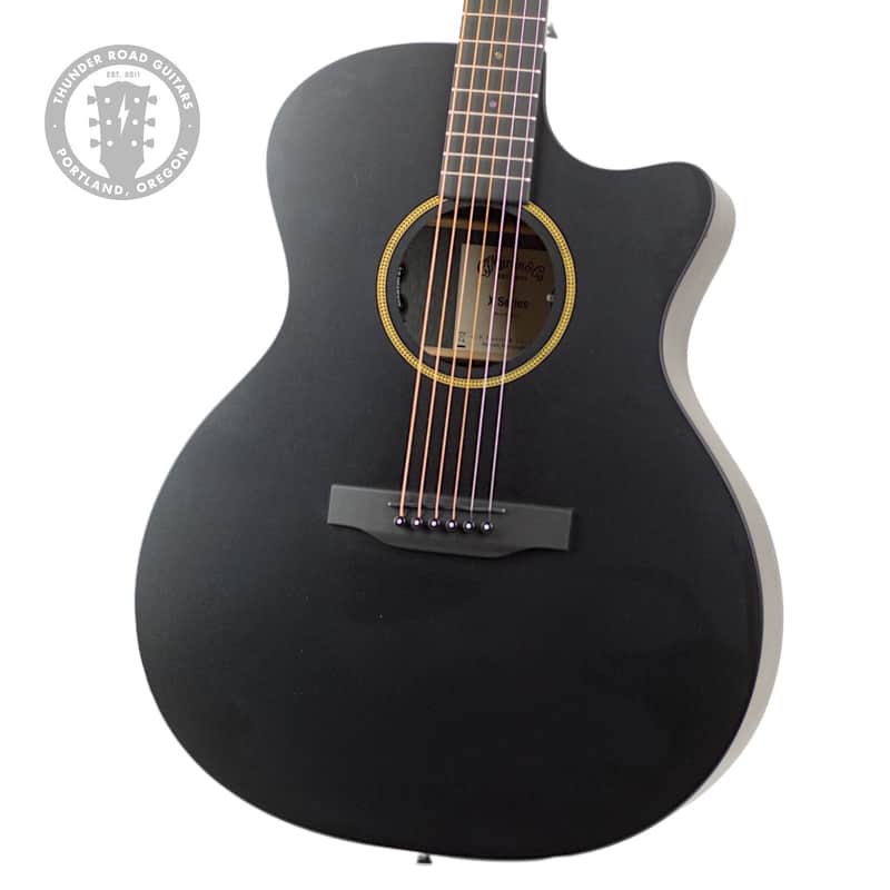 New Martin GPC-X1E HPL Satin Black w/E-1 Electronics #3023730 image 1