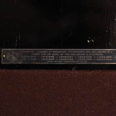 Epiphone  Electar Model M 7-string Lap Steel Electric Guitar (1938), ser. #1668, original tweed hard shell case. image 17