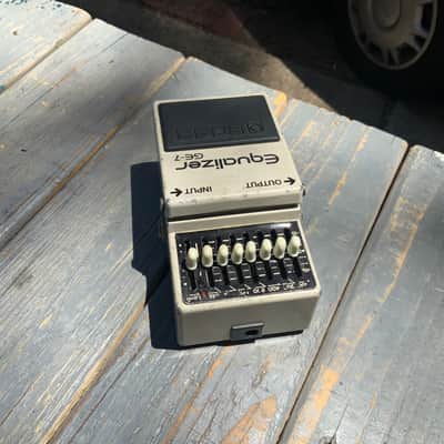 Boss GE-7 Equalizer (Black Label) 1981 - 1992 - Grey image 2