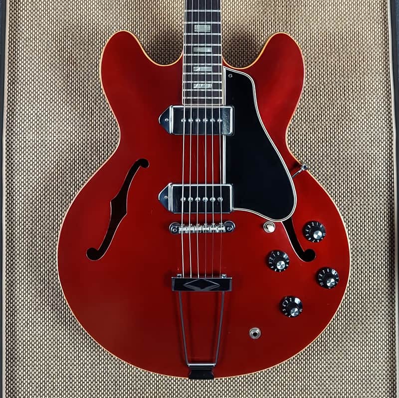 Gibson ES-330 Sparkling Burgundy 1967 100% Original Very Good Condition (271) image 1