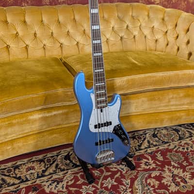 Lakland Skyline DJ-5 Darryl Jones Signature 5-String with Indian Laurel Fretboard 2025 - Lake Placid Blue image 1