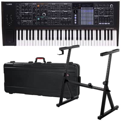 Arturia PolyBrute Noir Edition Polyphonic Analog Synthesizer STAGE RIG