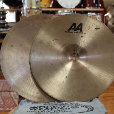 Sabian 14" AA Medium Hats 1056/1470g image 4
