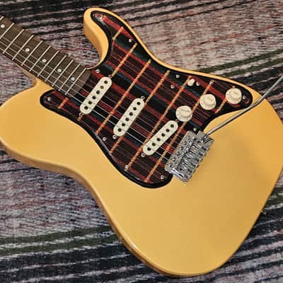 Unbranded Hybrid Telecaster Strat SSS 2024 - Yelloish image 6