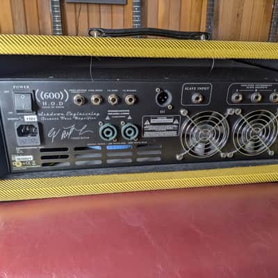 Ashdown Engineering Geezer Butler Signature Head of Doom 600W Bass Head w/Tweed Rack Case (Used) image 5