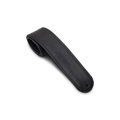 Martin Premium USA Made Rolled Leather Guitar Strap, Black - 18A0029 (STR-0029) image 3