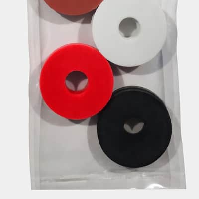 Eight Rubber Guitar Strap Locks - Multi-Color-Grolsch Style - Classic & Reliable image 1