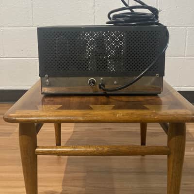 Knight S-55 1950’s - Dual 6L6 Guitar Head - Silver/black image 4